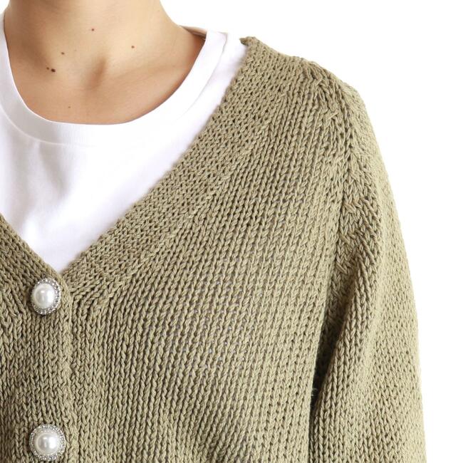 CARDIGAN BOTTONI GIOIELLO HAVEONE - Mad Fashion | img vers.650x/